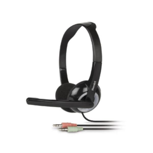 HAMLET CUFFIA CON MICROFONO COLORE NERO